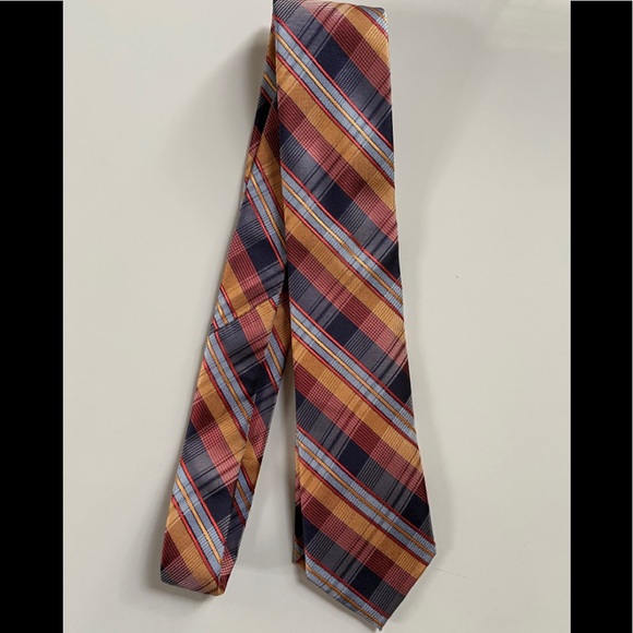 Michael Kors Multi Pop Plaid Tie - Picture 4 of 6